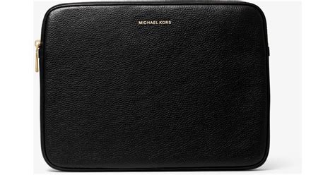 michael kors macbook sleeve preis|Michael Kors pebbled laptop case.